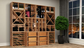 Wine rack system "CAVEPRO"